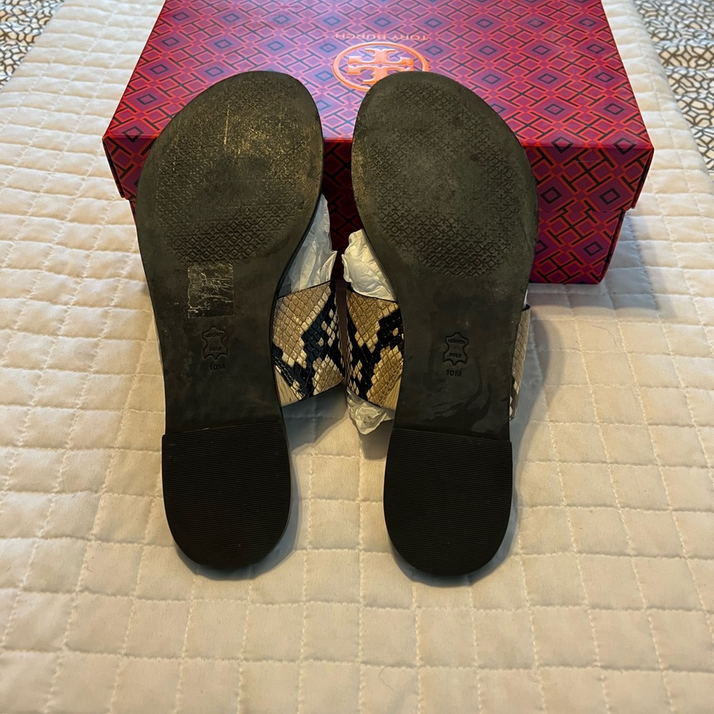 Tory Burch, Snake Pattern Sandal - image 3